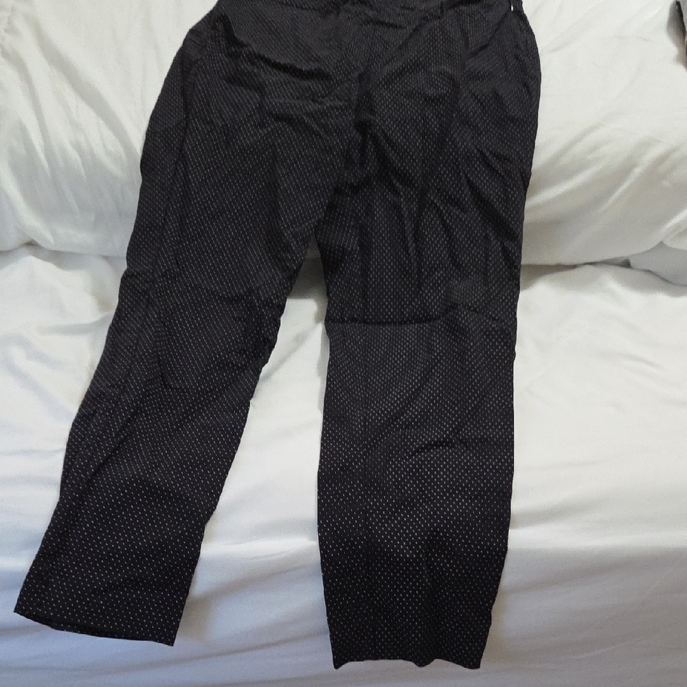 Chico's Women's Dark Polka Dot Dress Pants